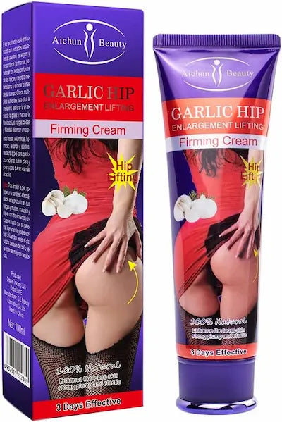 Aichun Beauty Garlic Hip Enlargement and Buttocks Firming Cream 100ml – Boosts firmness and shape
