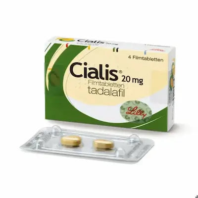 Cialis 20mg Tablets – Tadalafil for Male Performance & Timing (Pack of 4)