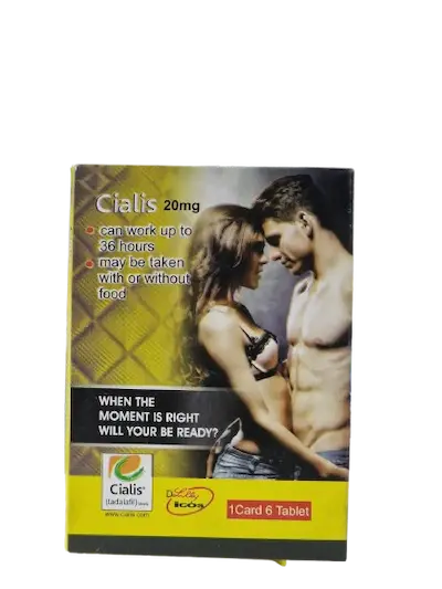 Cialis (Tadalafil) Tablets – 6’s Pack for Male Timing & Performance