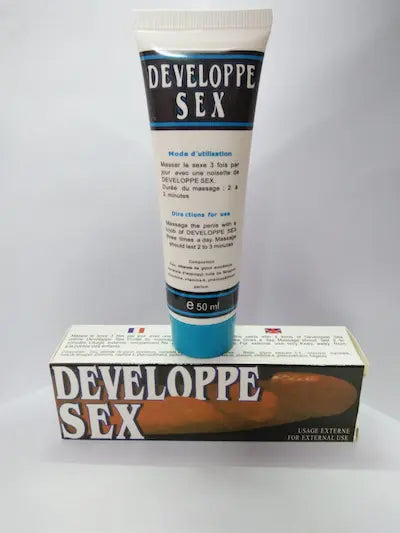 Developpe Sex Cream for Men 50ml – Male Enhancement Cream Packaging
