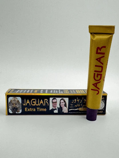 "Jaguar Extra Time Delay Cream for Men 50ml – Long-lasting performance and delay solution"