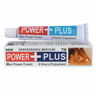Power Plus Man Power Cream for Men – 4 Hours Enjoyment Tube and Box