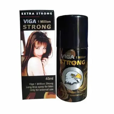 VIGA 1 Million Extra Strong Long Time Spray for Men – 45ML | Maximum Delay Formula