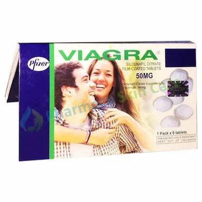 Viagra 50mg Tablets – Sildenafil for Timing & Male Performance (Pack of 6)