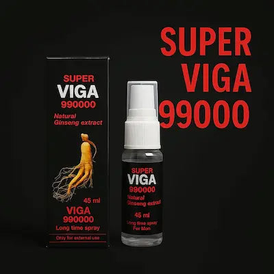 Viga Super Ginseng 990000 Spray for Men – Long Timing Herbal Formula (45ml)
