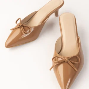 Dark Beige Mules IFS-MLS25-004