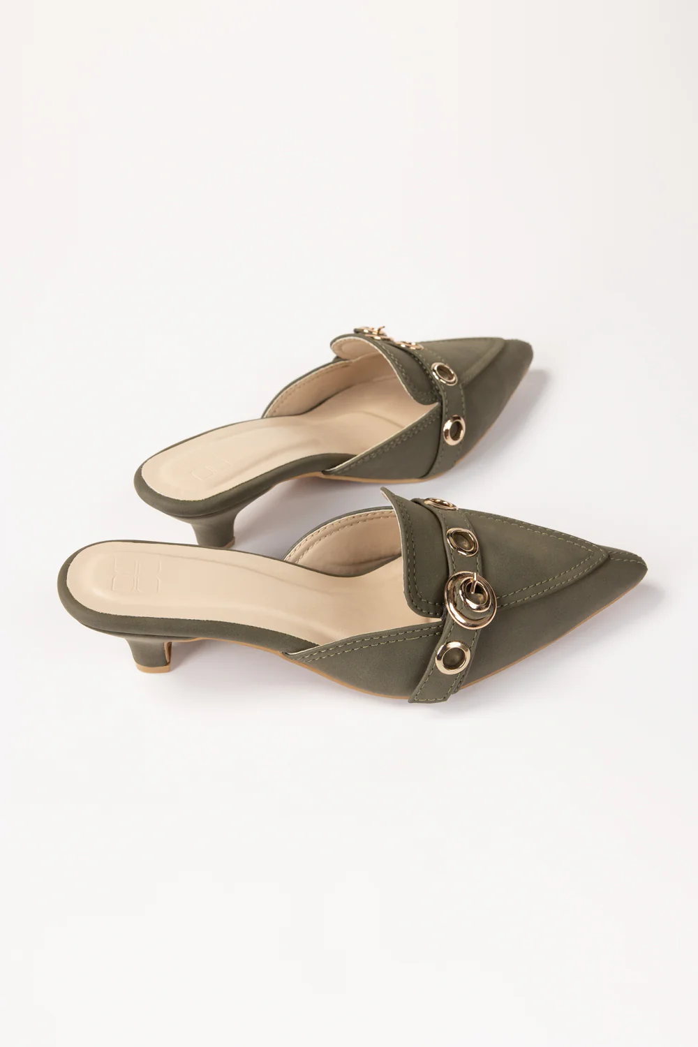 Olive Green Mules IFS-MLS25-001 - Image 3