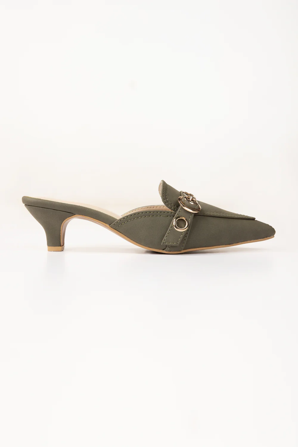 Olive Green Mules IFS-MLS25-001 - Image 5