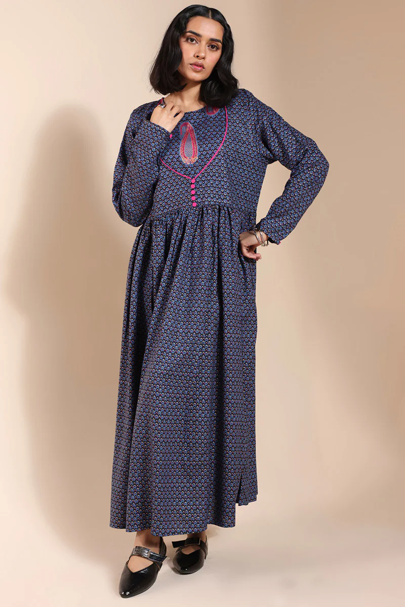 Thai Paisley Poise Dress - Image 4