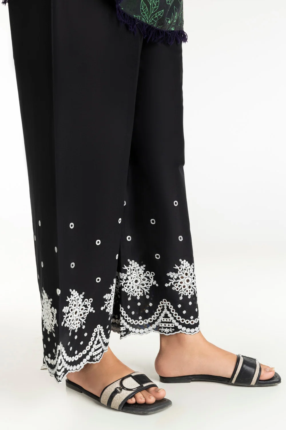 Cambric Embroidered Trouser IPT-44440